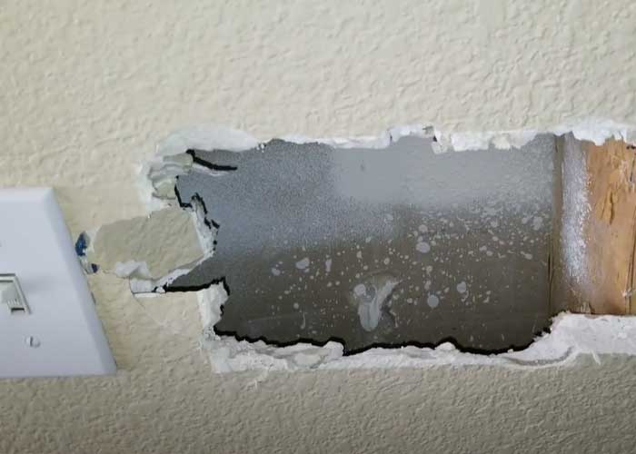 Drywall hole repair